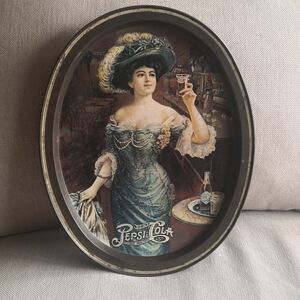 𝅺vintage Pepsi-Cola Metal Tray